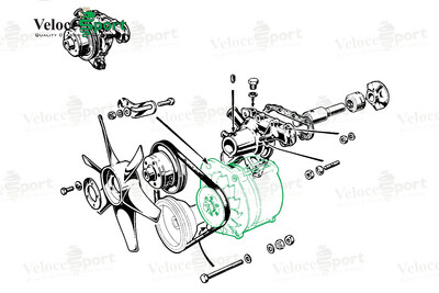 Lightweight Race Alternator 45A