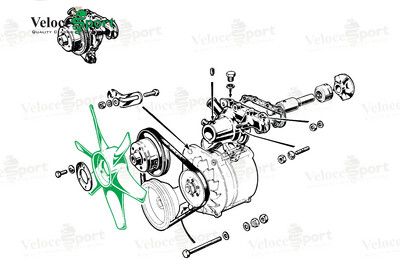 Radiator Fan 1300-1750 Engines
