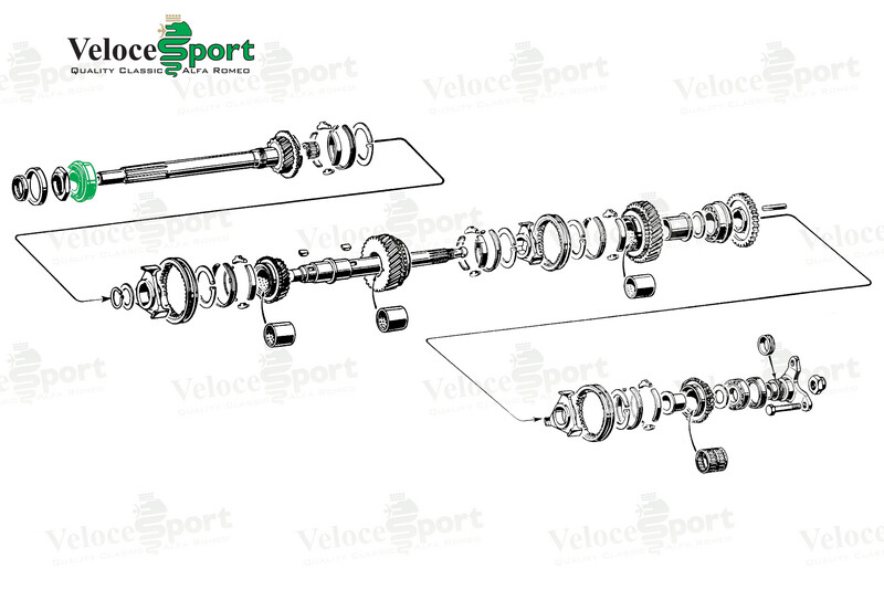 Gearbox Input Shaft Bearing 1300-1750