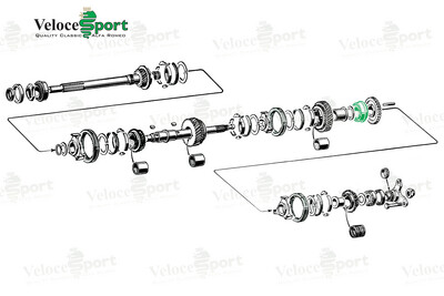 Gearbox Mainshaft Front Bearing 1300-1750