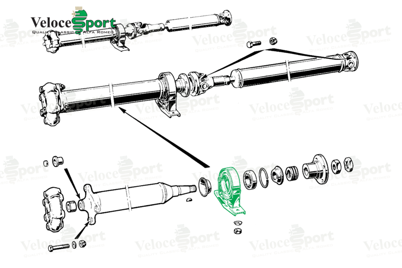 Propshaft Centre Support Hydraulic Clutch