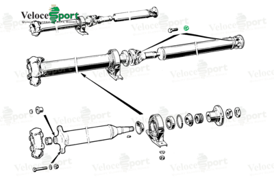 Propshaft Nut 9mm