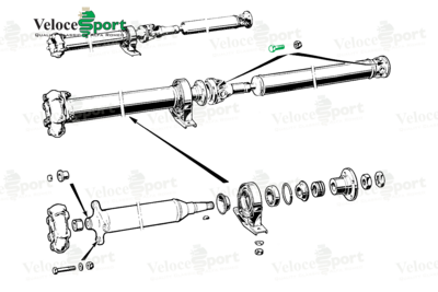 Propshaft Bolt 8mm