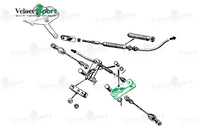 GT/GTV Main Handbrake Cable