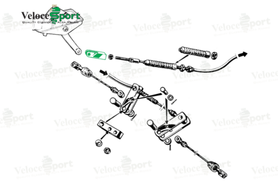 Handbrake Cable Front Fork