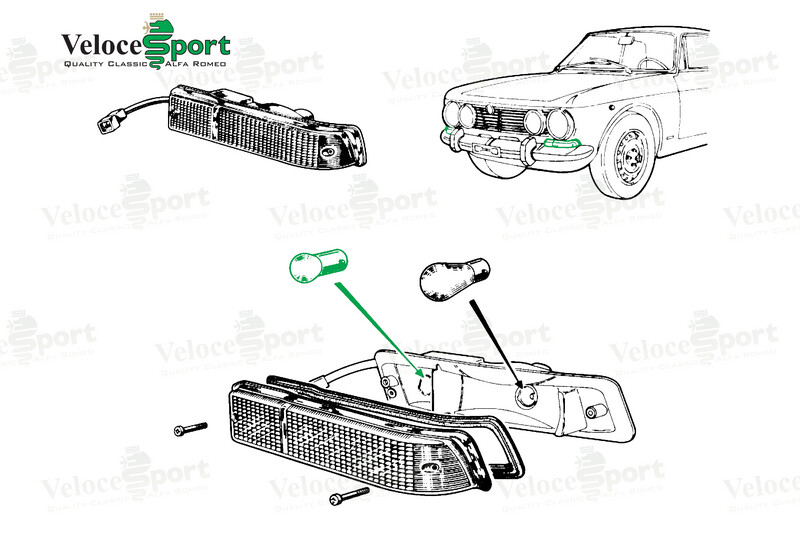 Front Sidelight/ Reversing Light Bulb 5w