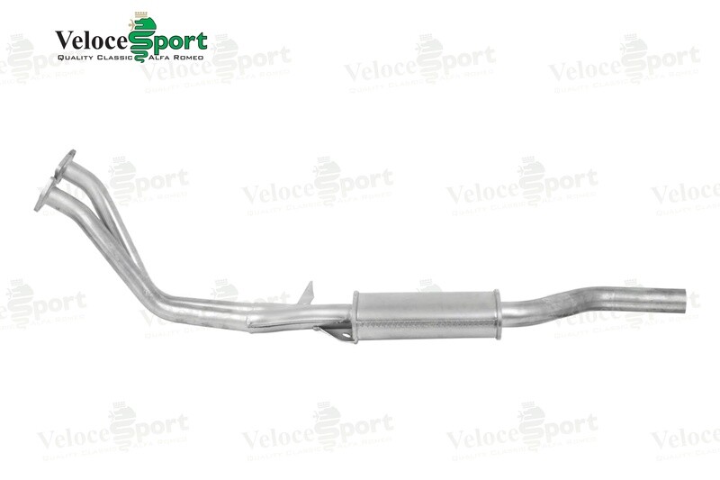 Front Exhaust Section Spider 1970-87 (Carburettor Models)