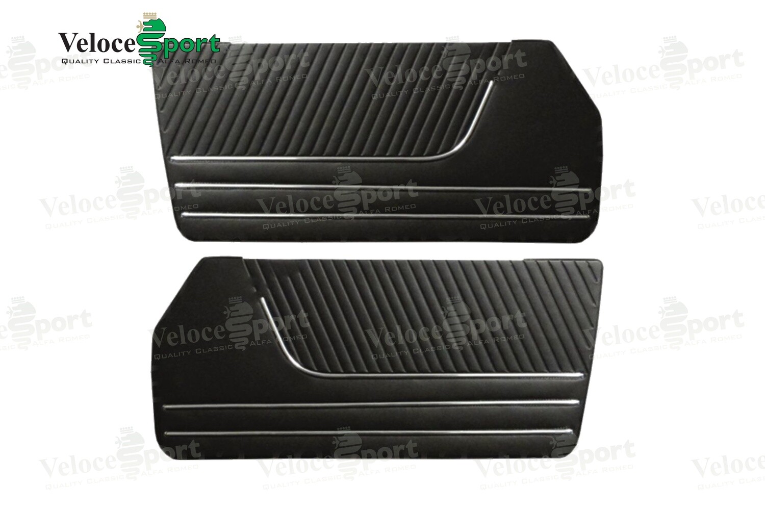 Spider Door Panels 1966-78, Black Vinyl, Pair