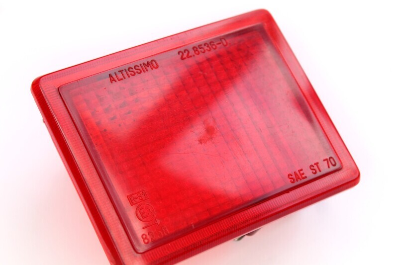 Alfetta 1.8 Saloon 1st Series/ Lamborghini Countach Altissimo Rear Brake light Lens, New Old Stock