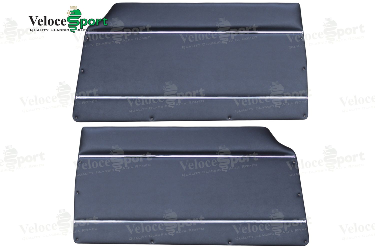 Sprint GT/GTV/GTJ/1750 MK1 Interior Door Panel, Black Vinyl, Pair Sprint GT/GTV/GTJ/1750 MK1 Interior Door Panel, Black Vinyl, Pair