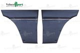 GT/GTV Rear Interior Side Panels, Black Vinyl, Pair