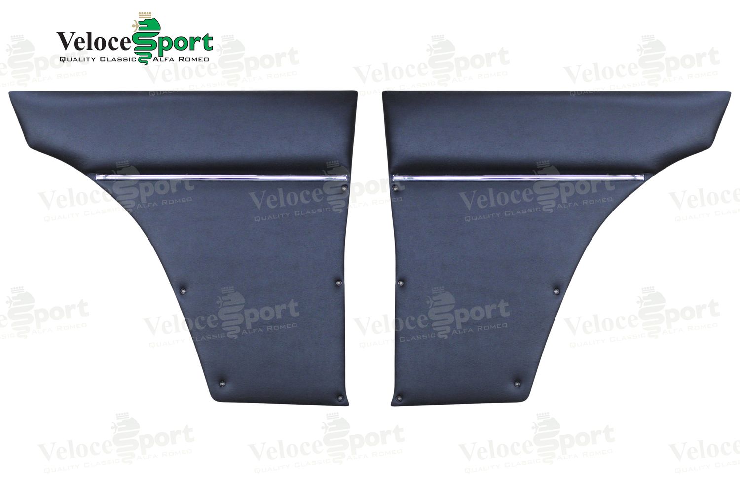 GT/GTV Rear Interior Side Panels, Black Vinyl, Pair