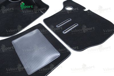 GT Junior Interior Carpet Set 1966-73, Black, RHD