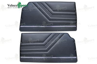 2000 GTV Interior Door Panel, Black Vinyl, Pair