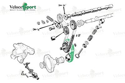 IWIS RACING 1300-2000 Engine Bottom Timing Chain
