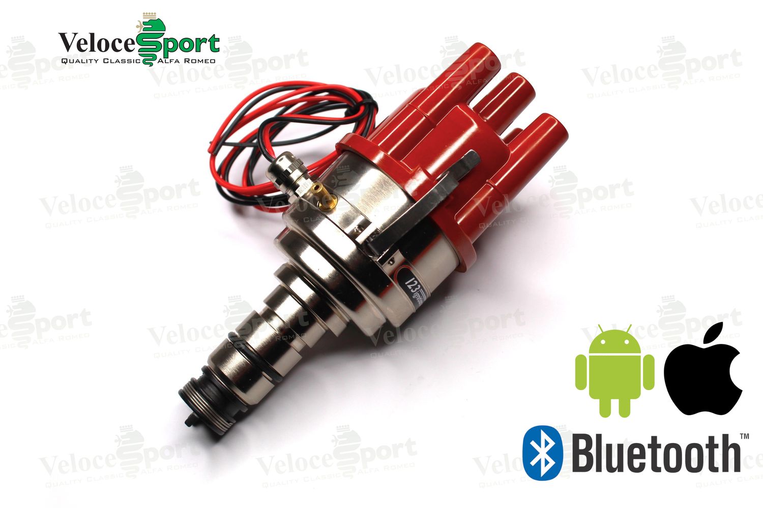 Electronic Distributor By 123 Ignition Bluetooth Programmable With Vacuum Advance Electronic Distributor By 123 Ignition Bluetooth Programmable With Vacuum Advance