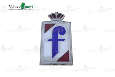 Spider Roundtail Pininfarina "F" Badge Enamel