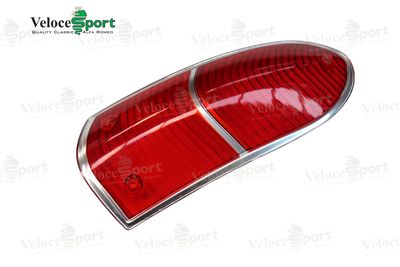 Spider Roundtail Carello Rear Light Lens, Red, Right Side