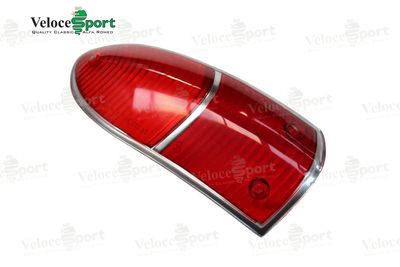 Spider Roundtail Carello Rear Light Lens, Red, Left Side