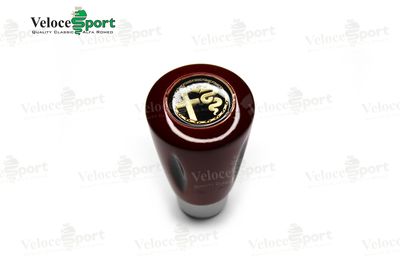 Wooden Gear Knob, With Alfa Logo
