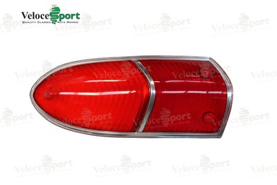 Spider Roundtail Carello Rear Light Lens, Red, Left Side