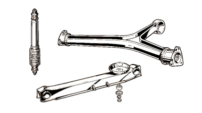105/115 Coupe Rear Suspension