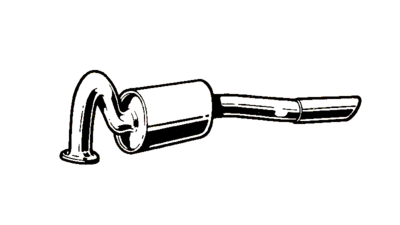 105/115 Coupe Exhaust Parts