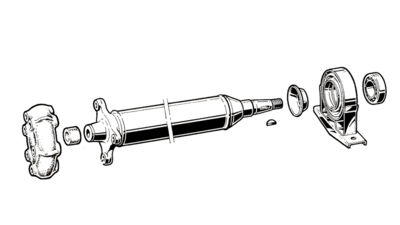 105/115 Coupe Propshaft