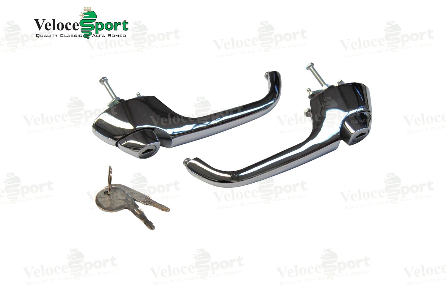Spider Roundtail Outer Door Handles, Pair Spider Roundtail Outer Door Handles, Pair