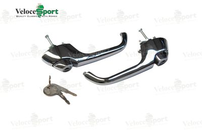 Spider Roundtail Outer Door Handles, Pair