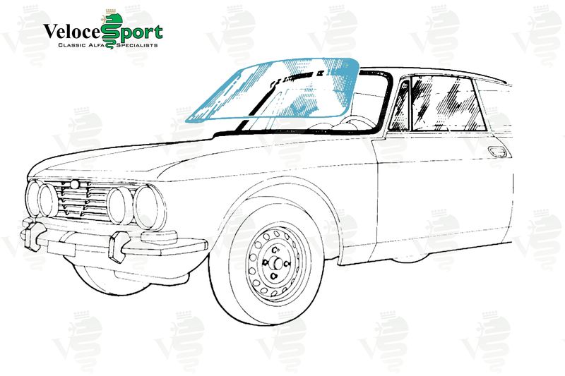 GT/GTV Clear Front Windscreen