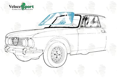 GT/GTV Clear Front Windscreen
