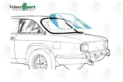 GT/GTV Clear Heated Rear Screen