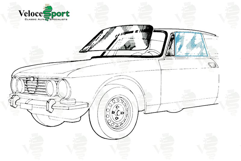 GT/GTV Clear Main Door Glass