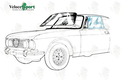 GT/GTV Clear Main Door Glass