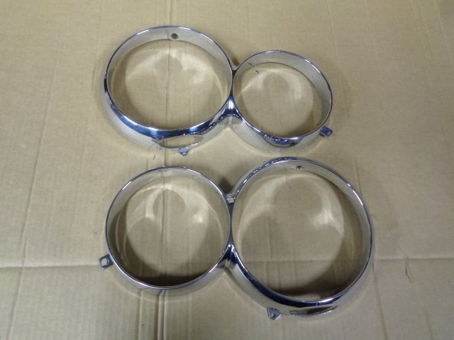Giulia Super Pair Of Chrome Headlight Rings