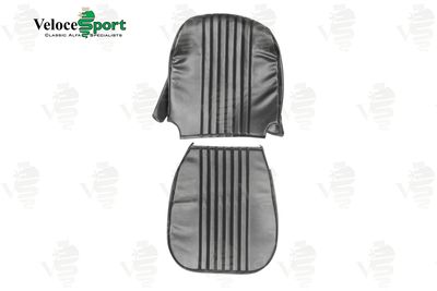 GT Junior Front Seat Cover 1966-72, Black Vinyl, Left Side