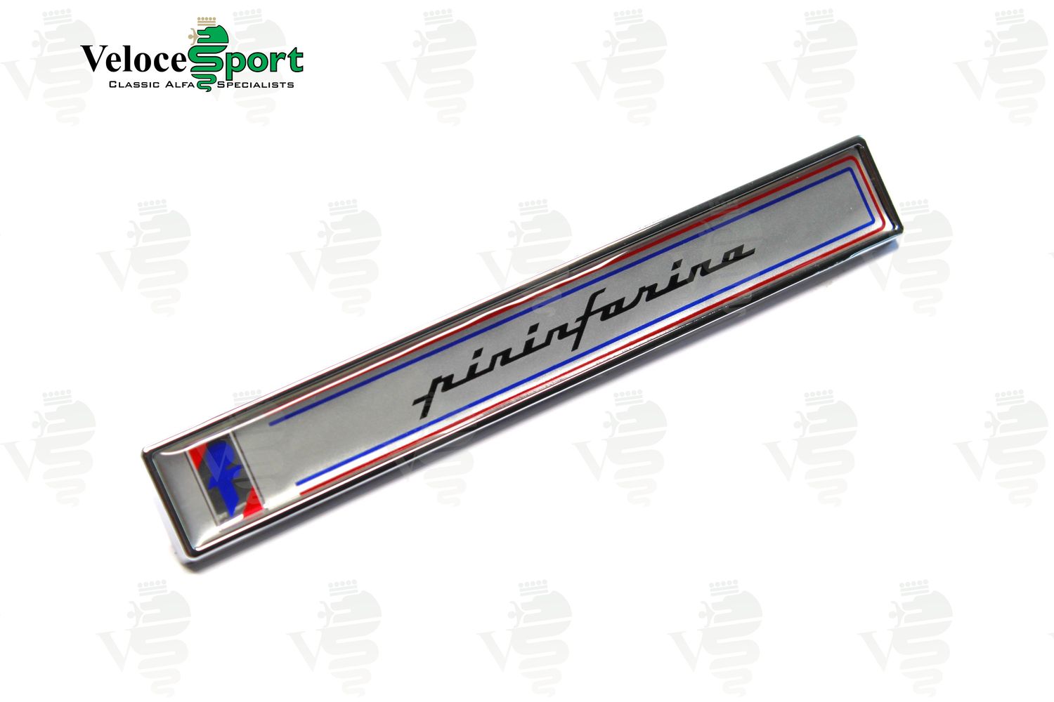 Spider Pininfarina Long Script Badge