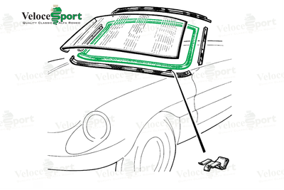 Spider Windscreen Rubber 1966-70