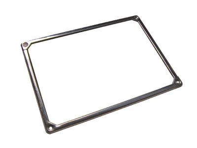 Rear Number Plate Stainless Steel Frame Surround Rear Number Plate Stainless Steel Frame Surround
