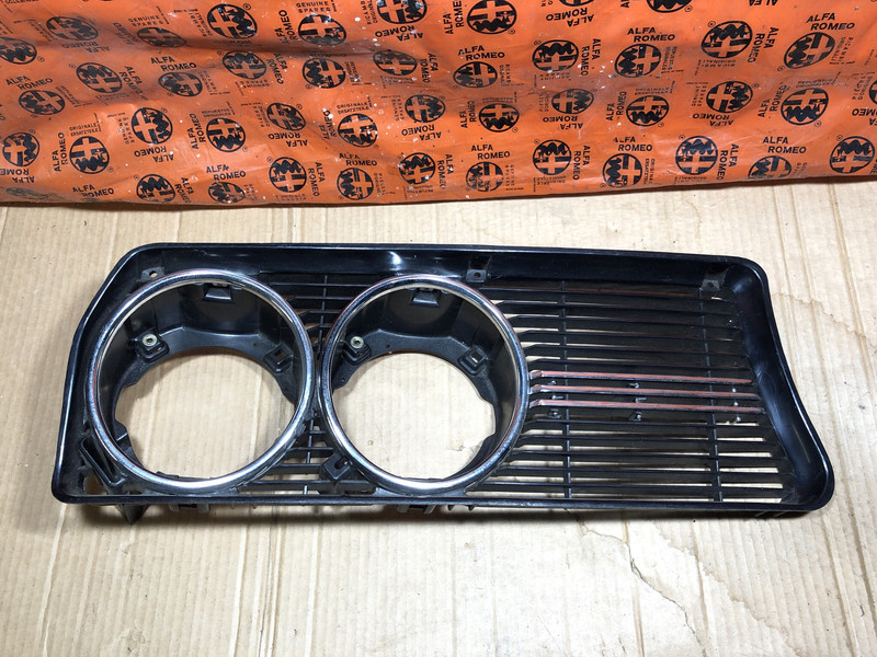 Alfetta Saloon 1st Series Front Grille, Right Side New Old Stock