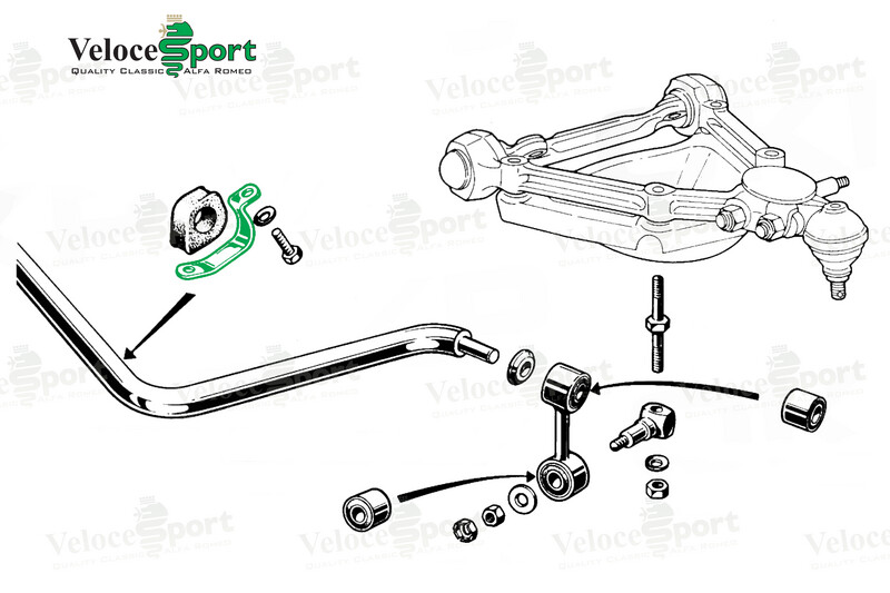 Front Anti Roll Bar Securing Bracket