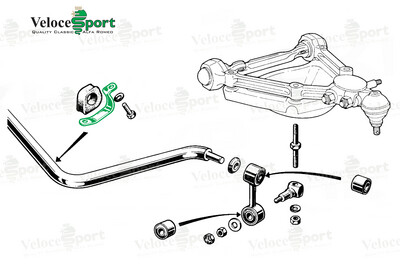 Front Anti Roll Bar Securing Bracket