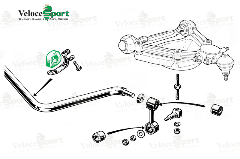 SuperFlex 27mm Front Anti Roll Bar Bushes