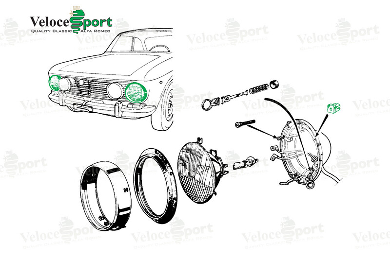 Headlight Bowl/ Frame Fastening Clip