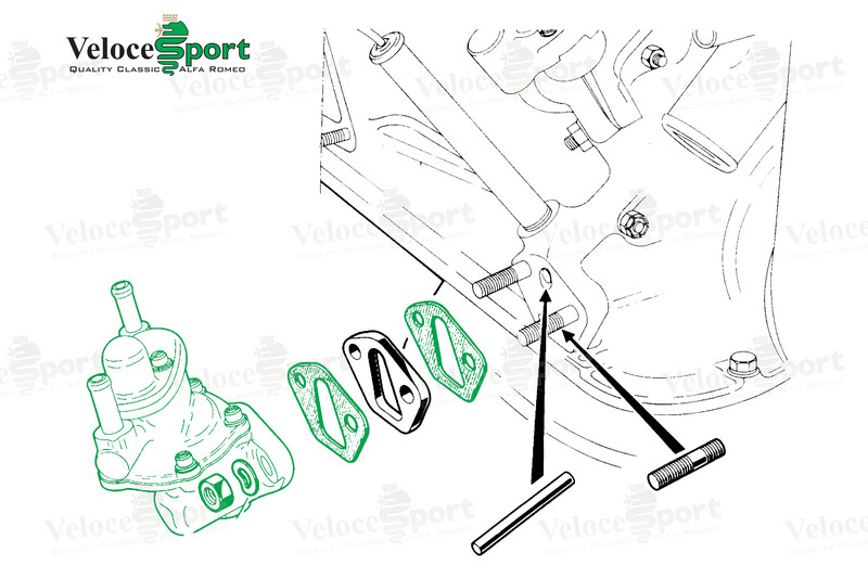 Mechanical Fuel Pump, Vertical Inlet/Outlet