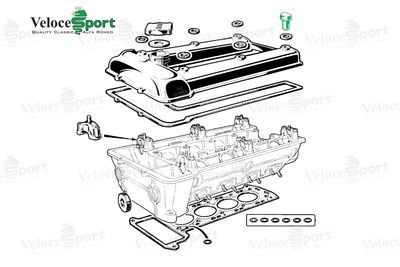Cam Cover Hold Down Bolt, Early Style