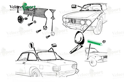 Disegno Di Bertone Badge 1968 Onward