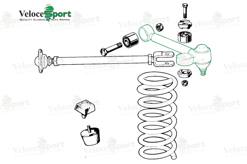 Adjustable Top Suspension Arm, Right Side