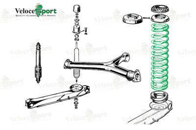 GT/GTV Eibach Spring Set